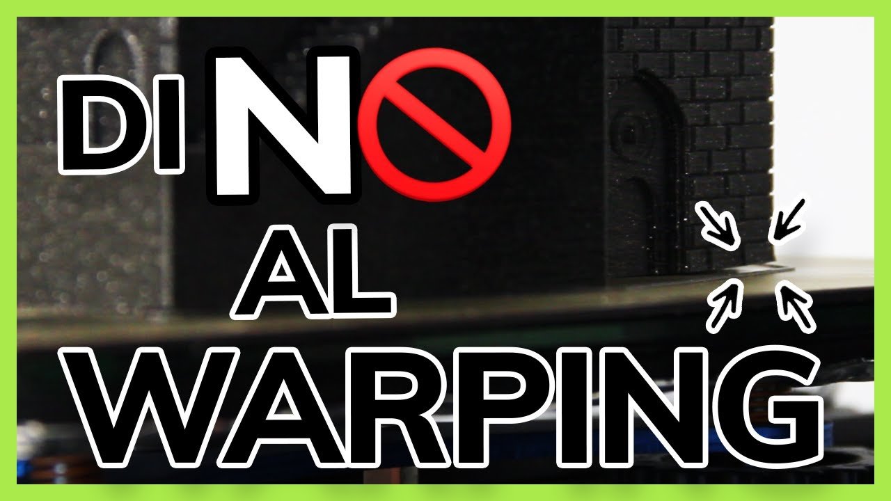 Cómo evitar errores de warping en impresión 3D