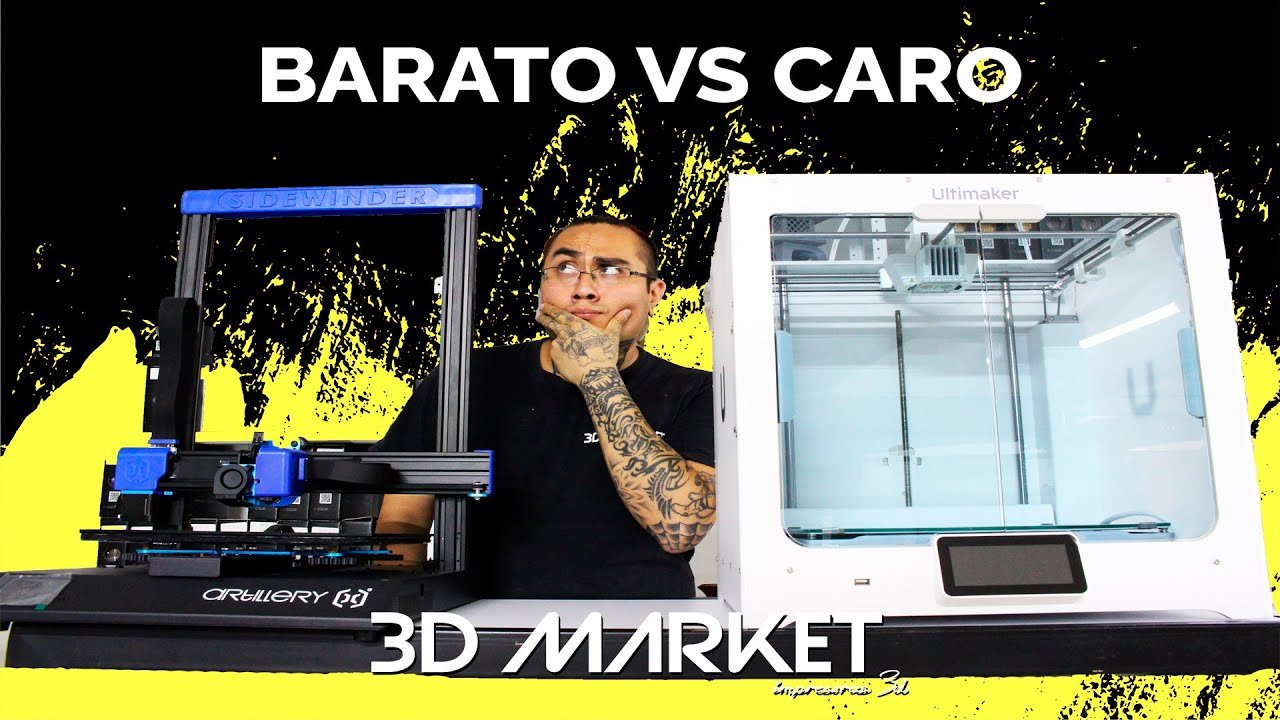 Diferencias entre impresoras 3D caseras y profesionales