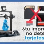 impresora 3D no reconoce tarjeta SD cuando se imprime con PETG